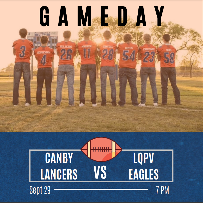 Lancers vs Eagles Football Game at 7:00 pm poster